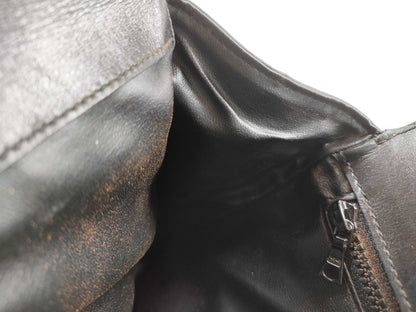 CELINE Leather Triomphe Hardware Handbag