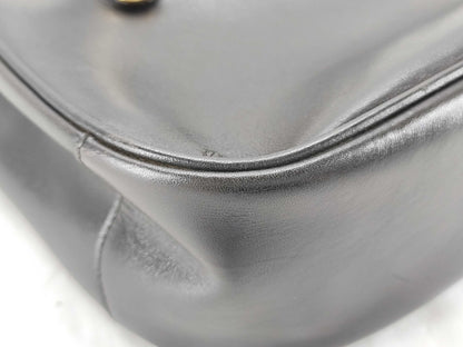CELINE Leather Triomphe Hardware Handbag