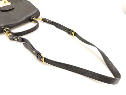 Miu Miu Madras Leather 2-Way Shoulder Bag