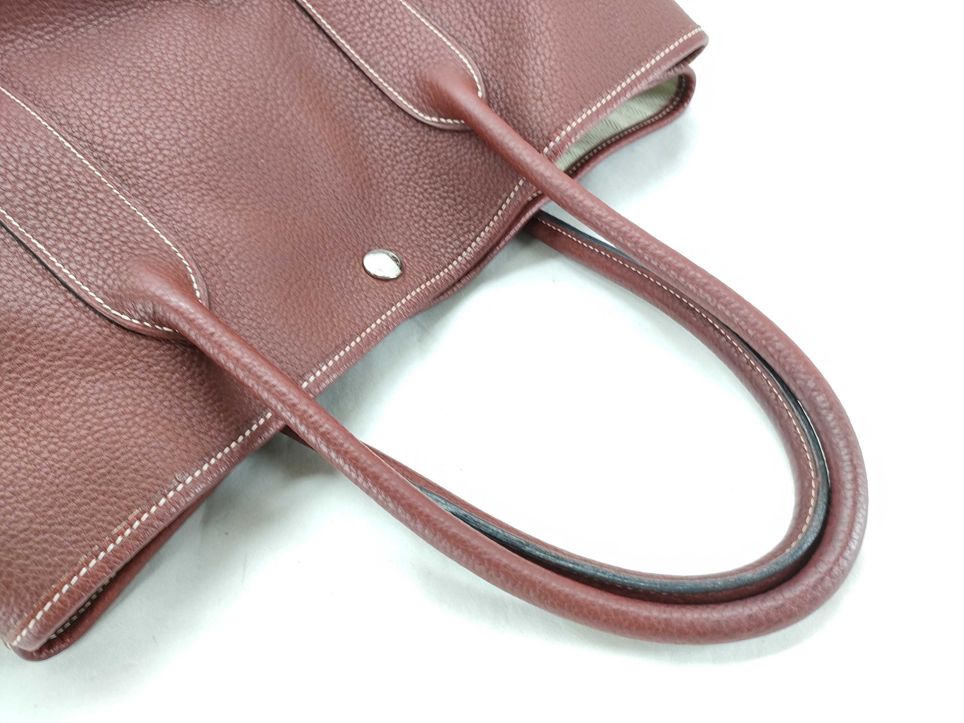 HERMES Garden Party PM Tote Bag with K Stamp