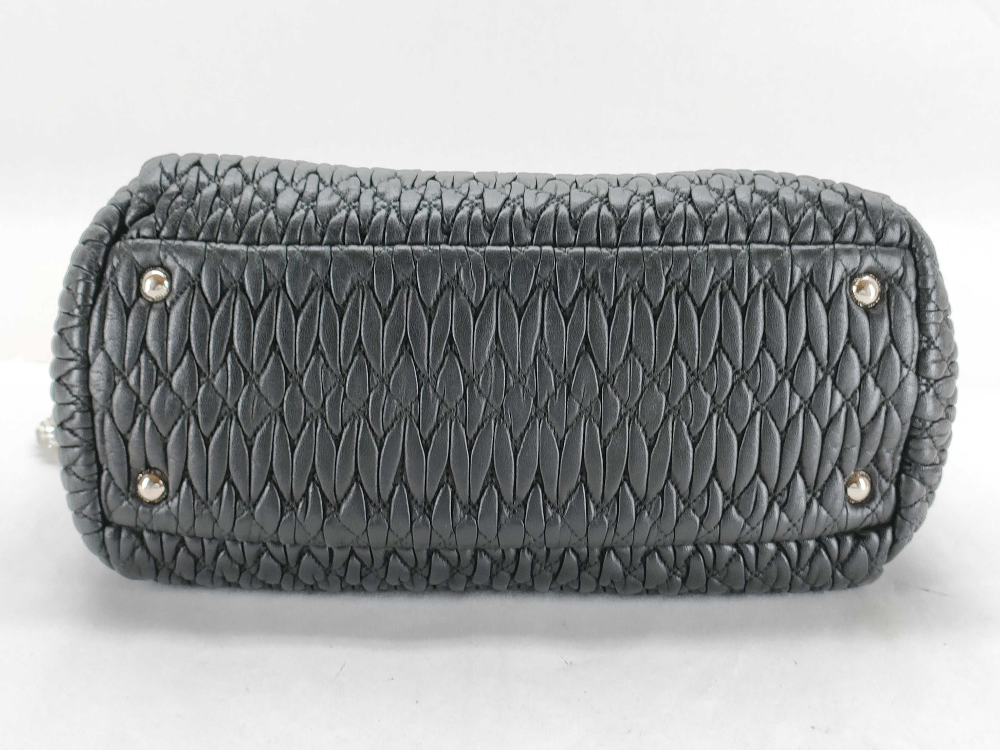 Miu Miu Matelasse Leather Shoulder Bag Tote Bag