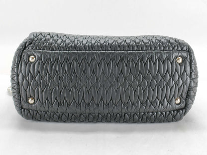 Miu Miu Matelasse Leather Shoulder Bag Tote Bag