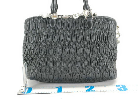 Miu Miu Matelasse Leather Shoulder Bag Tote Bag