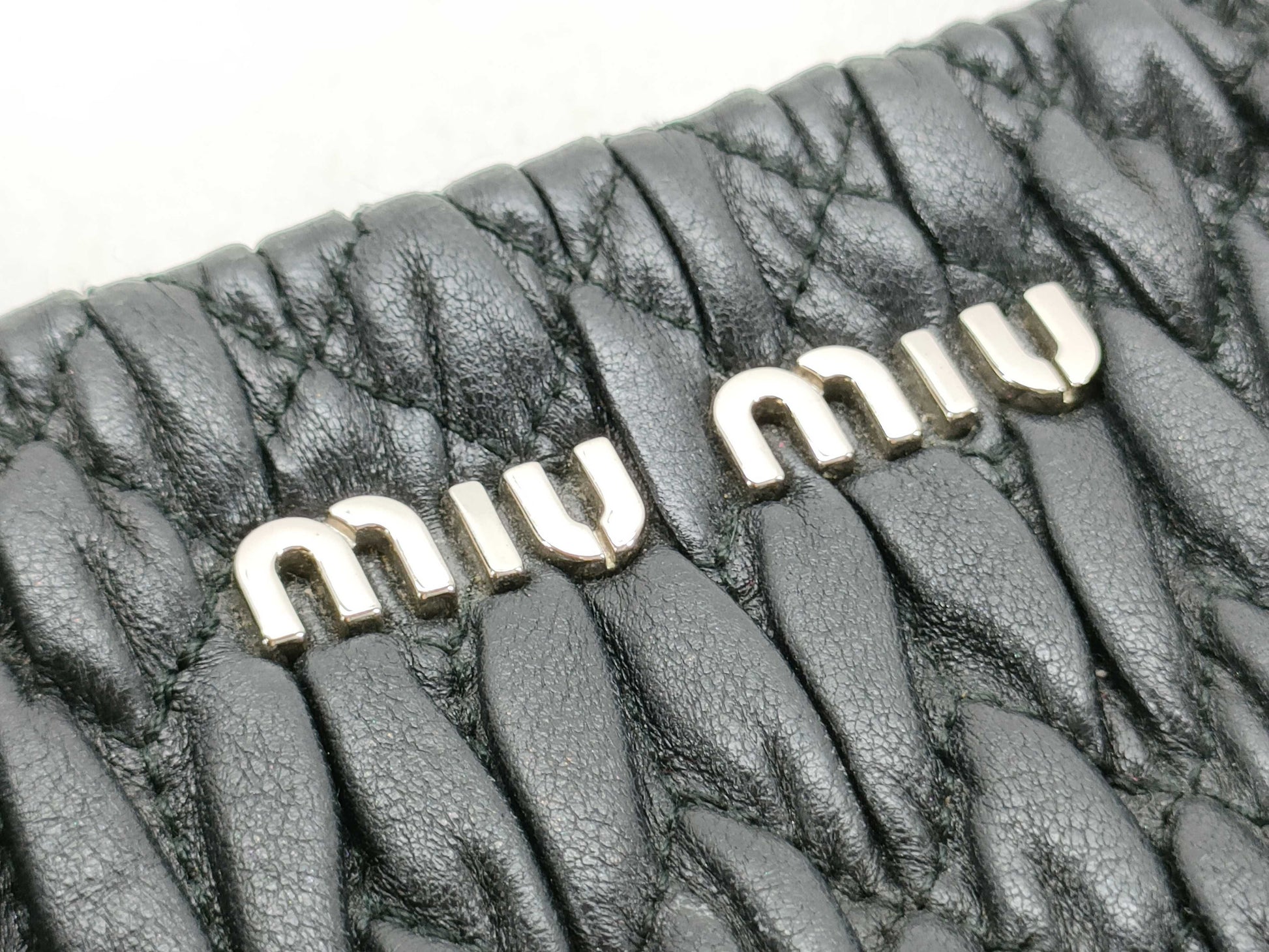 Miu Miu Matelasse Leather Shoulder Bag Tote Bag