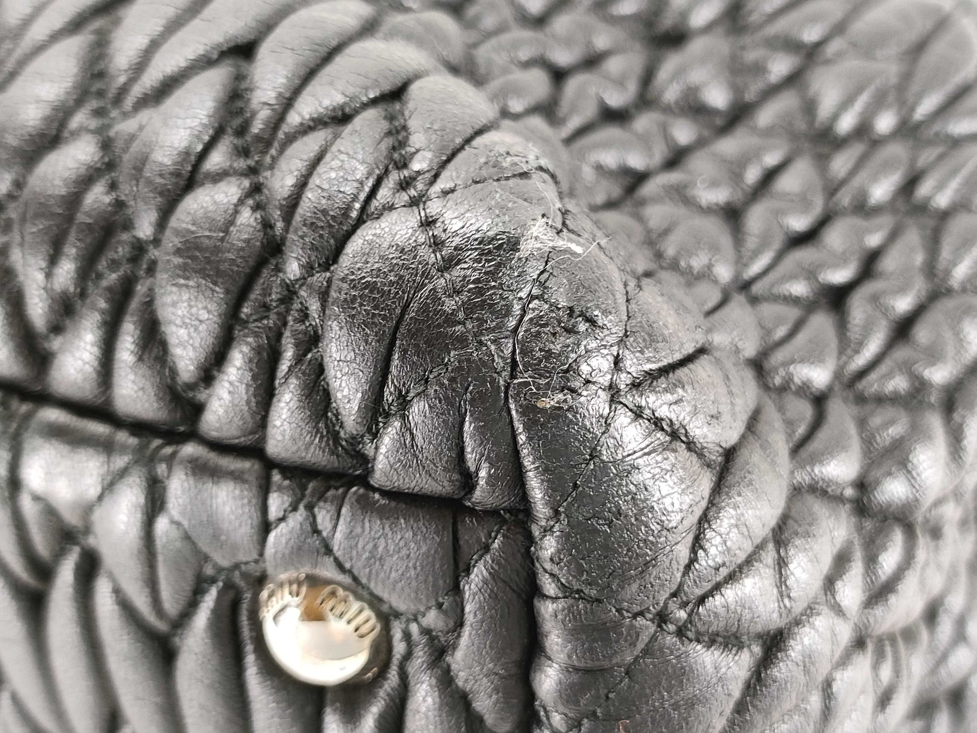 Miu Miu Matelasse Leather Shoulder Bag Tote Bag