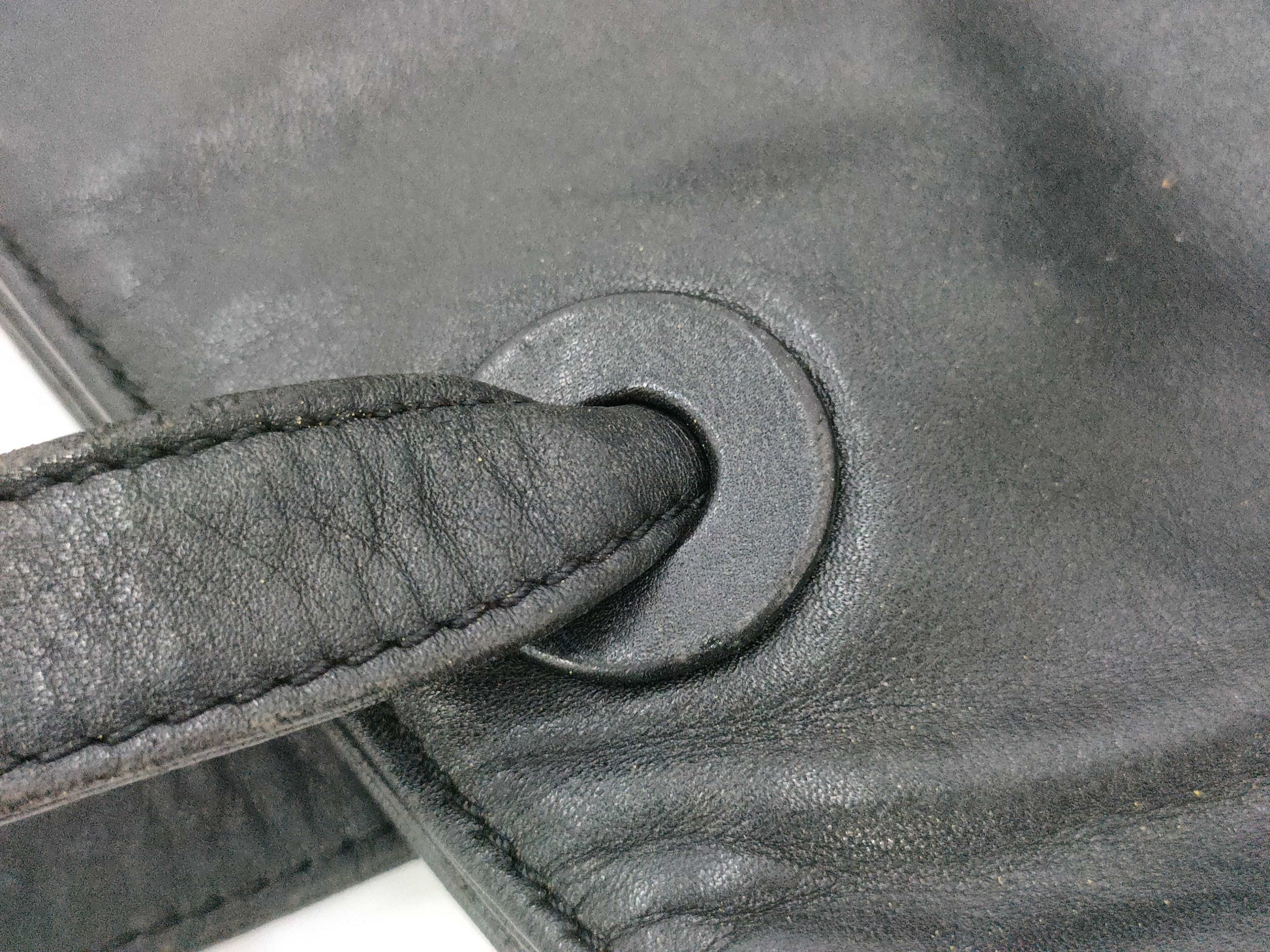 CHANEL Lamb Coco Mark Tote Bag with Seal