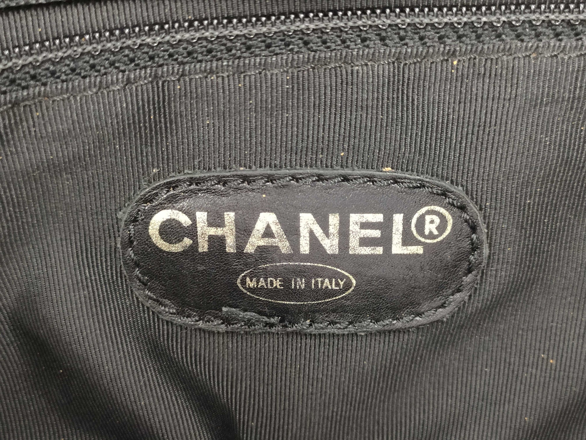 CHANEL Lamb Coco Mark Tote Bag with Seal