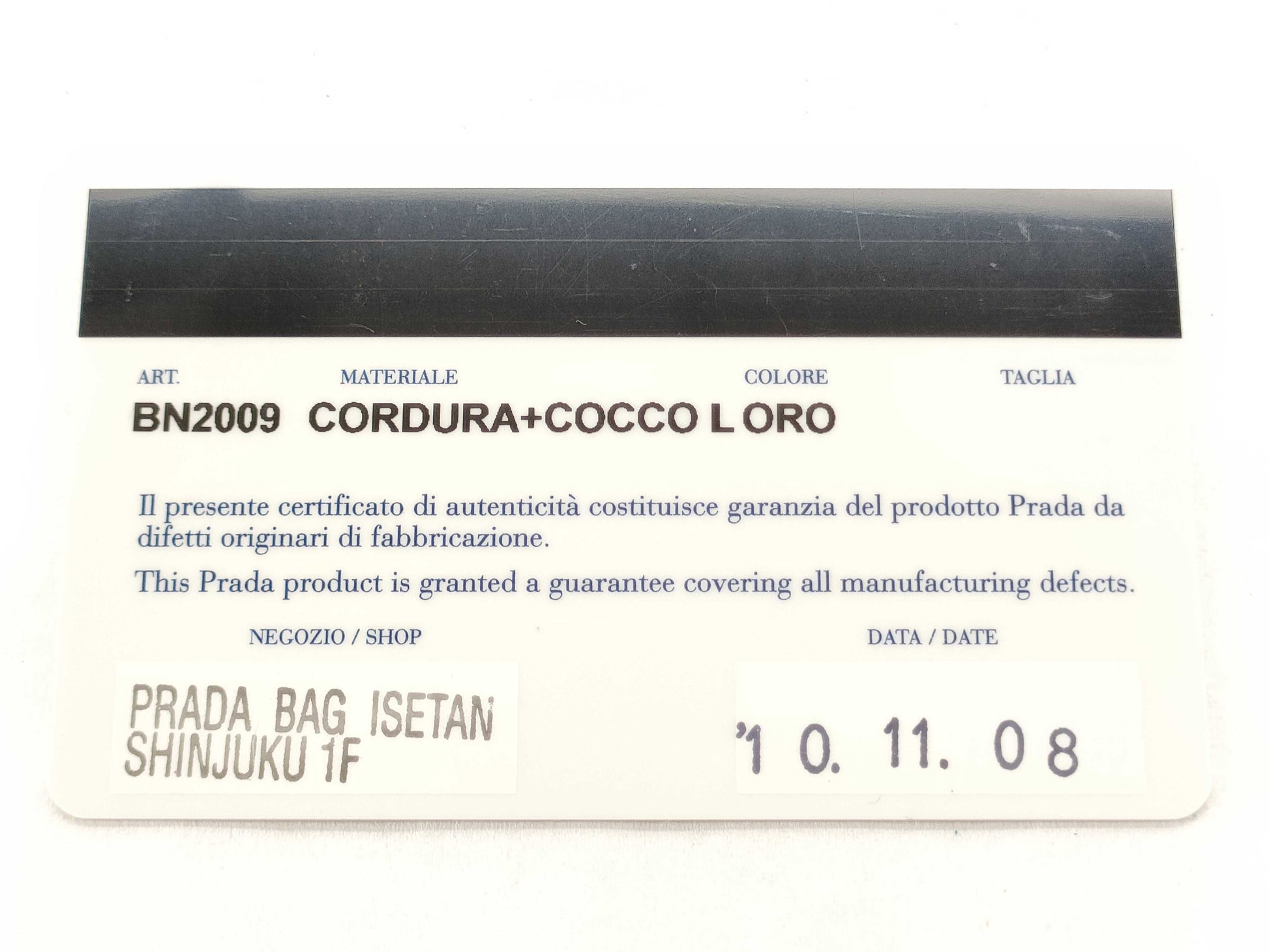 PRADA Canvas x Leather Check Pattern 2-Way Handbag with Strap