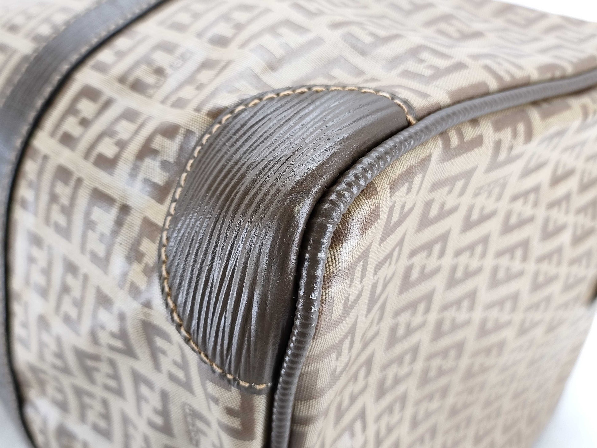 FENDI Zucchino PVC Boston Bag Boston Bag