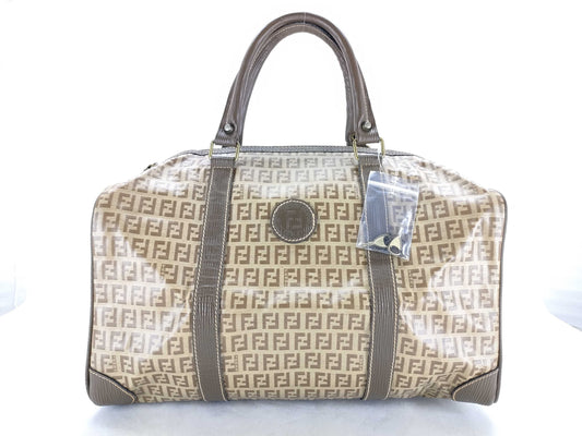 FENDI Zucchino PVC Boston Bag Boston Bag