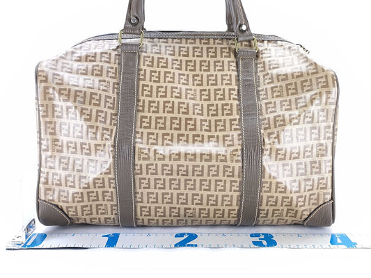 FENDI Zucchino PVC Boston Bag Boston Bag