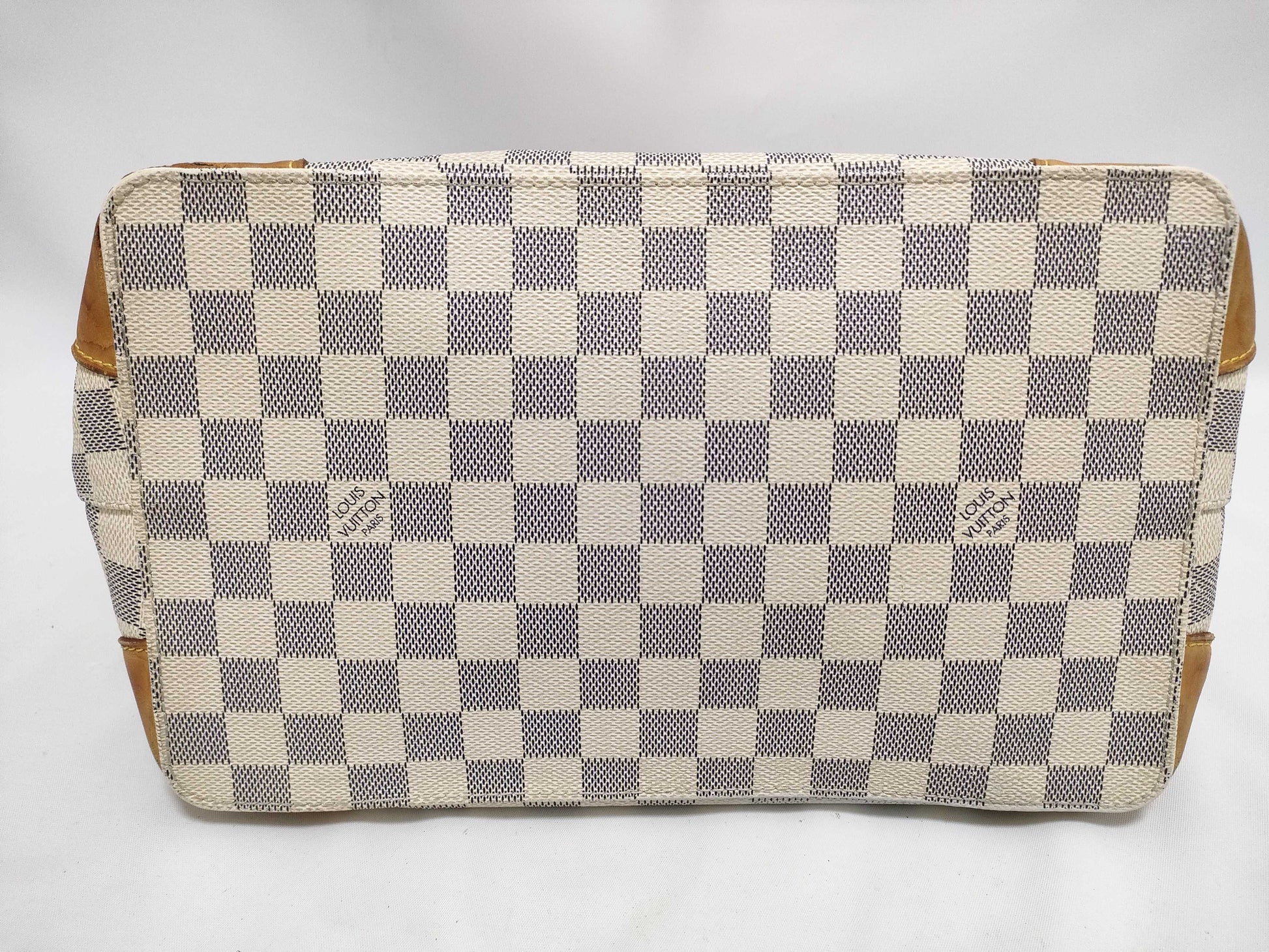 LOUIS VUITTON N51206 Damier Azur Hampstead Tote Bag Handbag