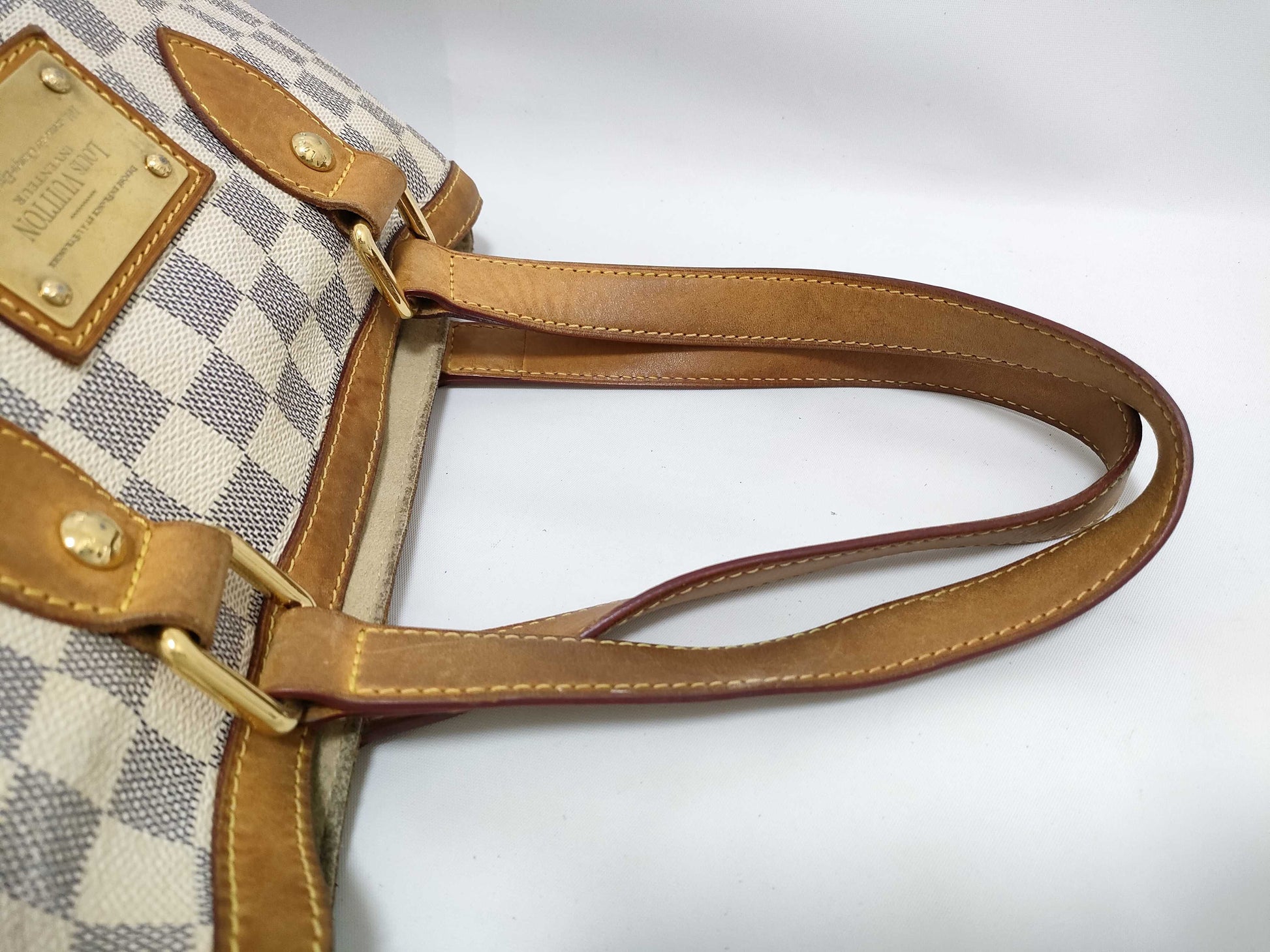 LOUIS VUITTON N51206 Damier Azur Hampstead Tote Bag Handbag