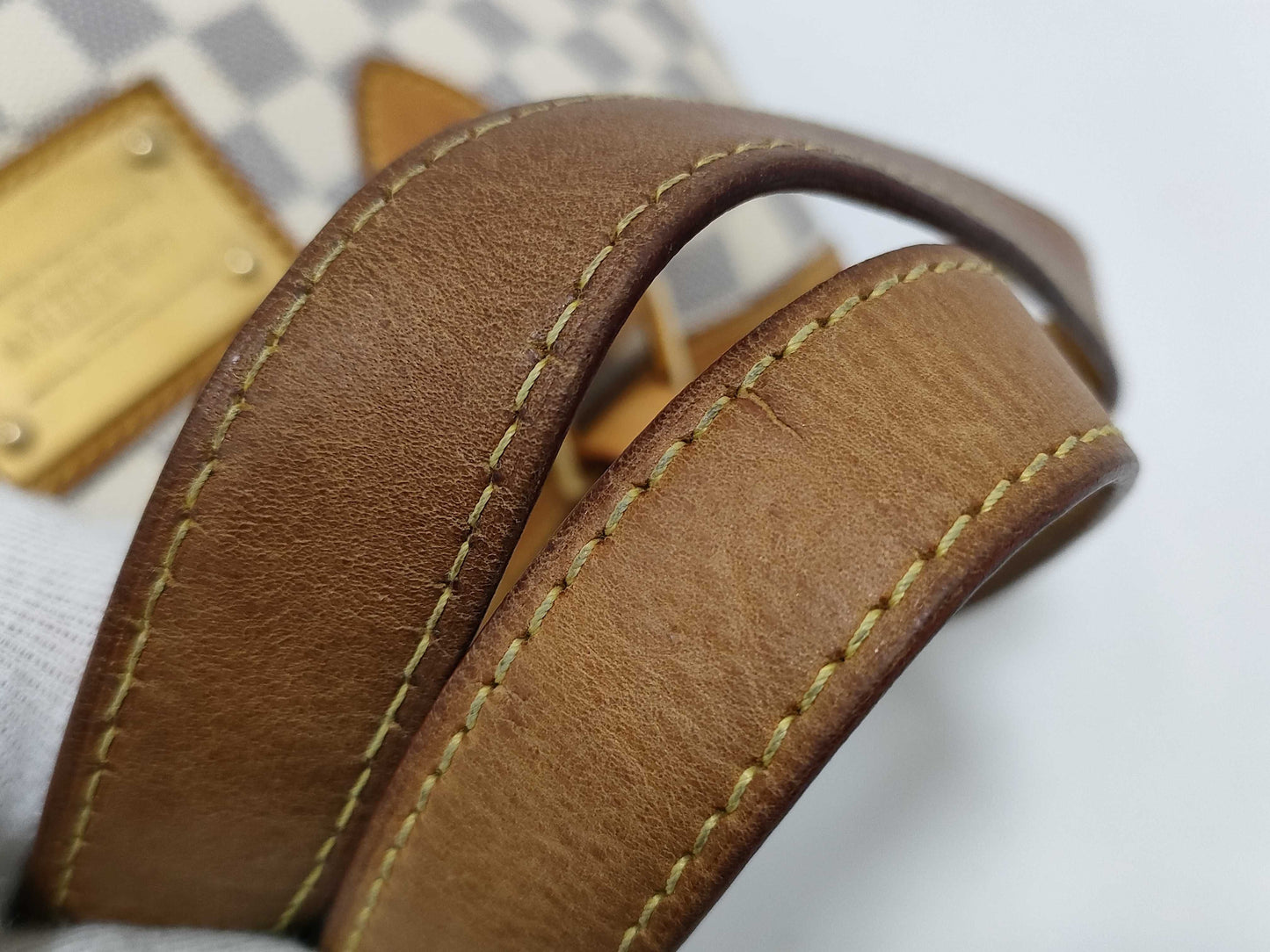LOUIS VUITTON N51206 Damier Azur Hampstead Tote Bag Handbag