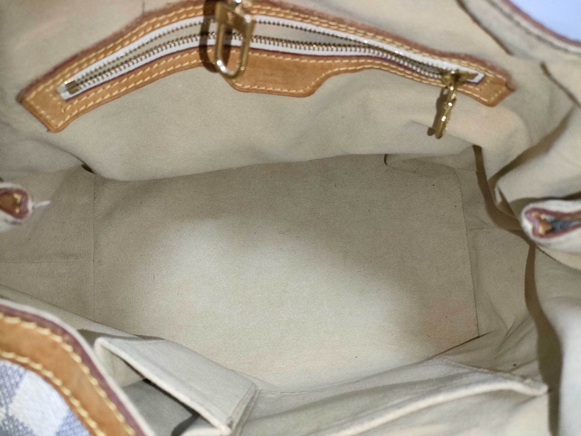 LOUIS VUITTON N51206 Damier Azur Hampstead Tote Bag Handbag
