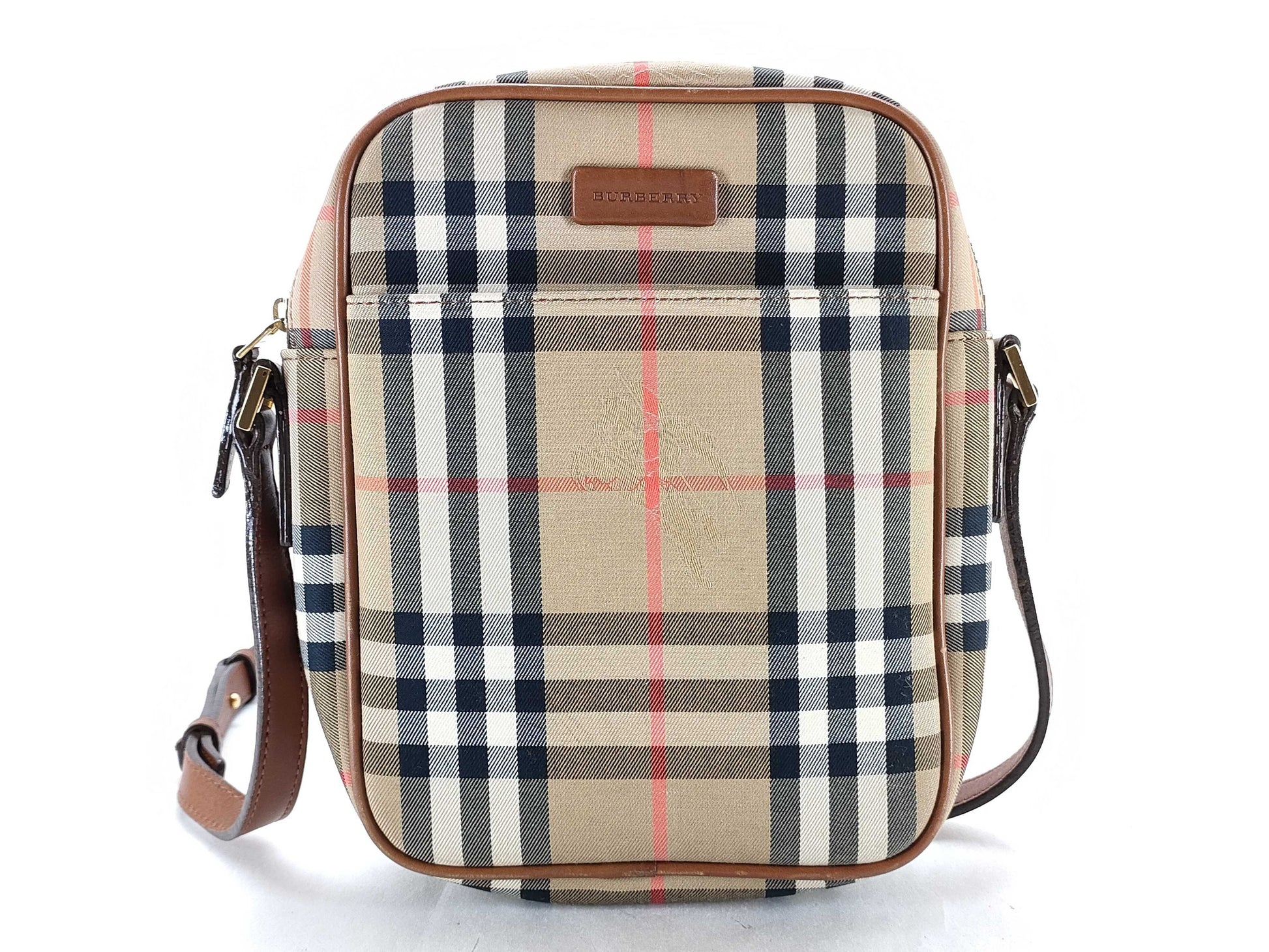 BURBERRY Nova Check Shoulder Bag