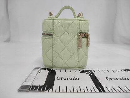 CHANEL Caviar Mini Vanity Bag Shoulder Bag