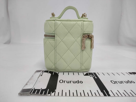 CHANEL Caviar Mini Vanity Bag Shoulder Bag