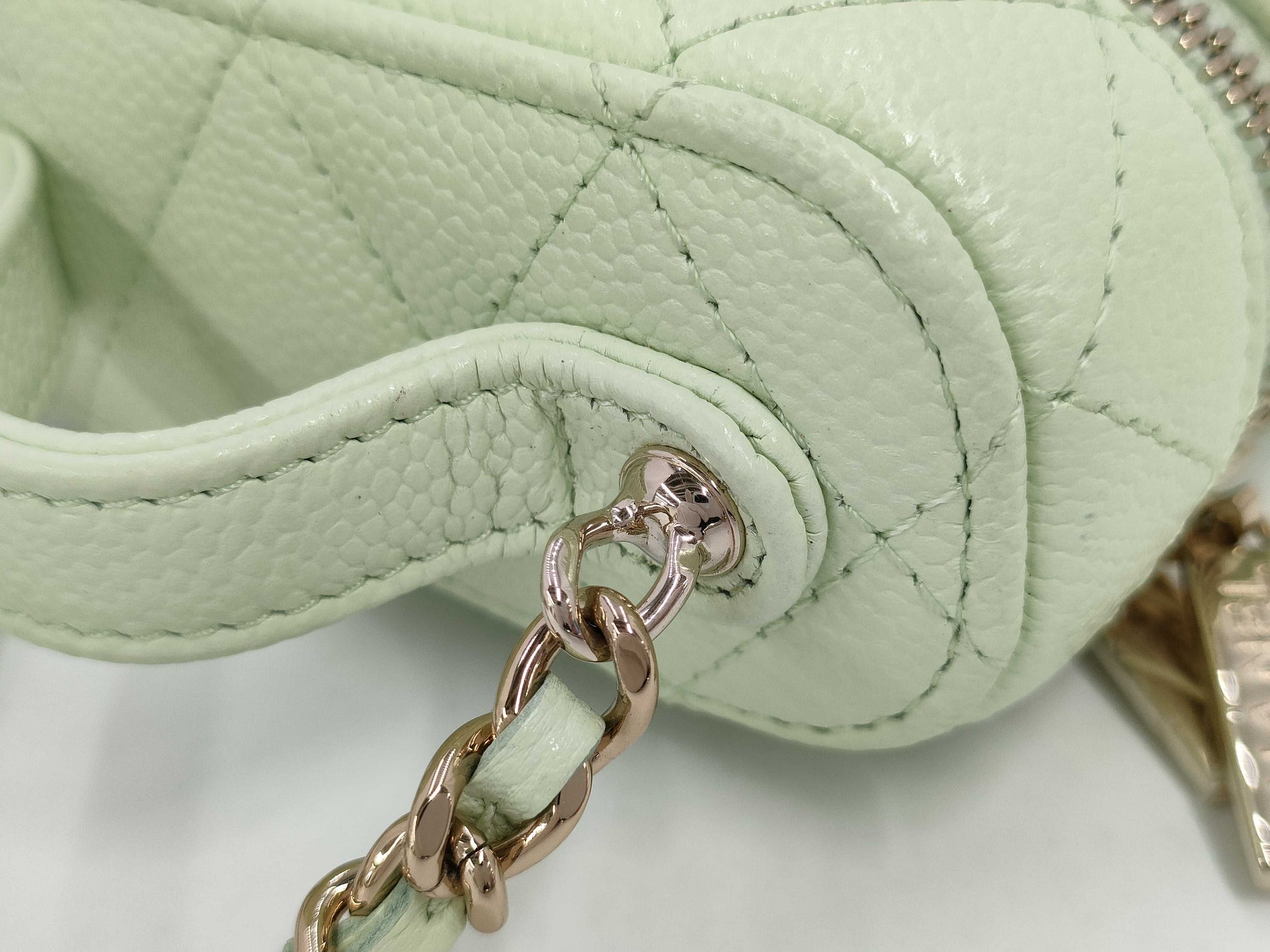 CHANEL Caviar Mini Vanity Bag Shoulder Bag