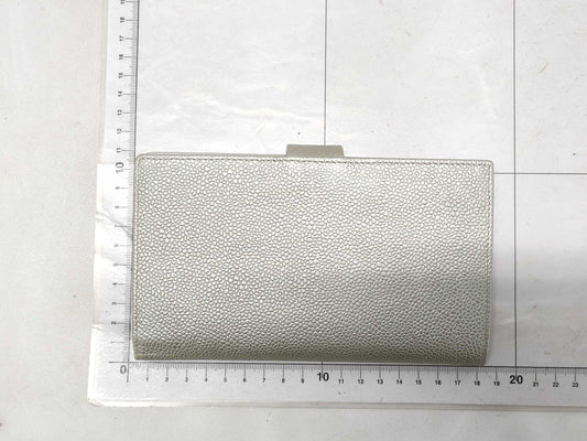 CHANEL Caviar Skin Caviar Coco Mark Wallet