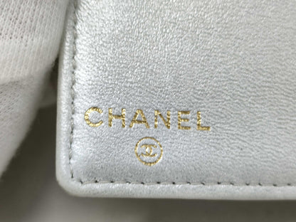 CHANEL Caviar Skin Caviar Coco Mark Wallet