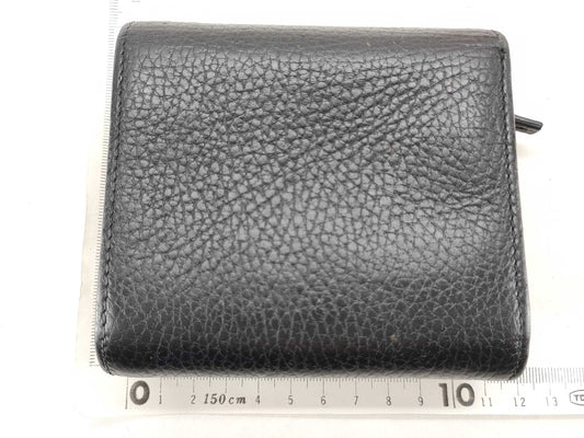 GUCCI GG Marmont Leather Tri-Fold Compact Wallet