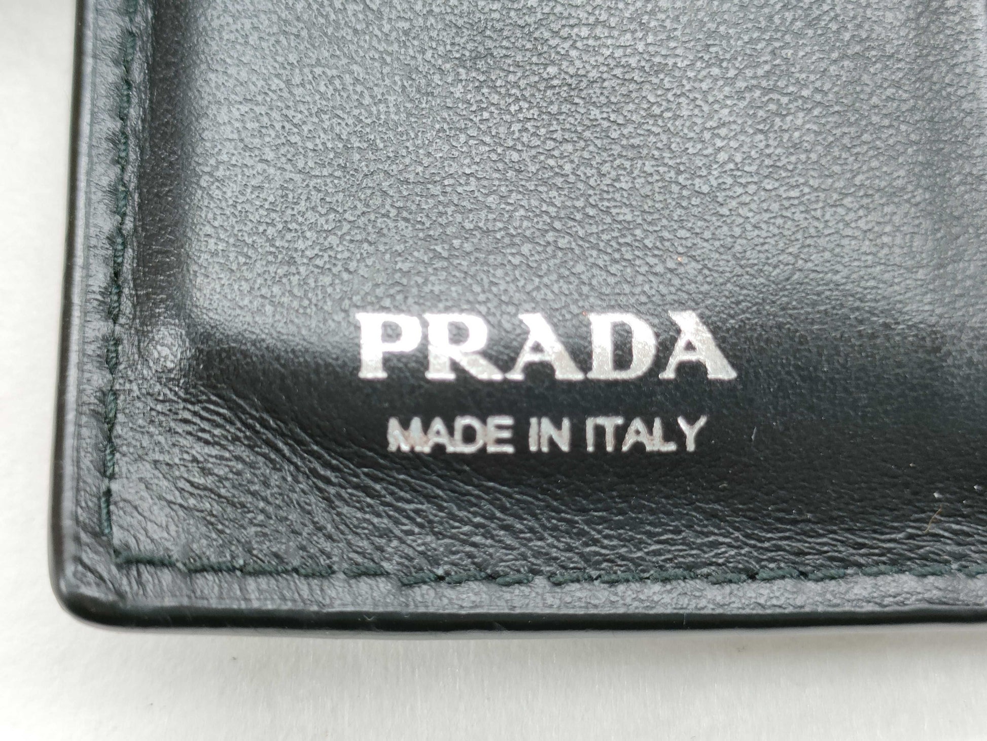 PRADA Leather Bifold Wallet