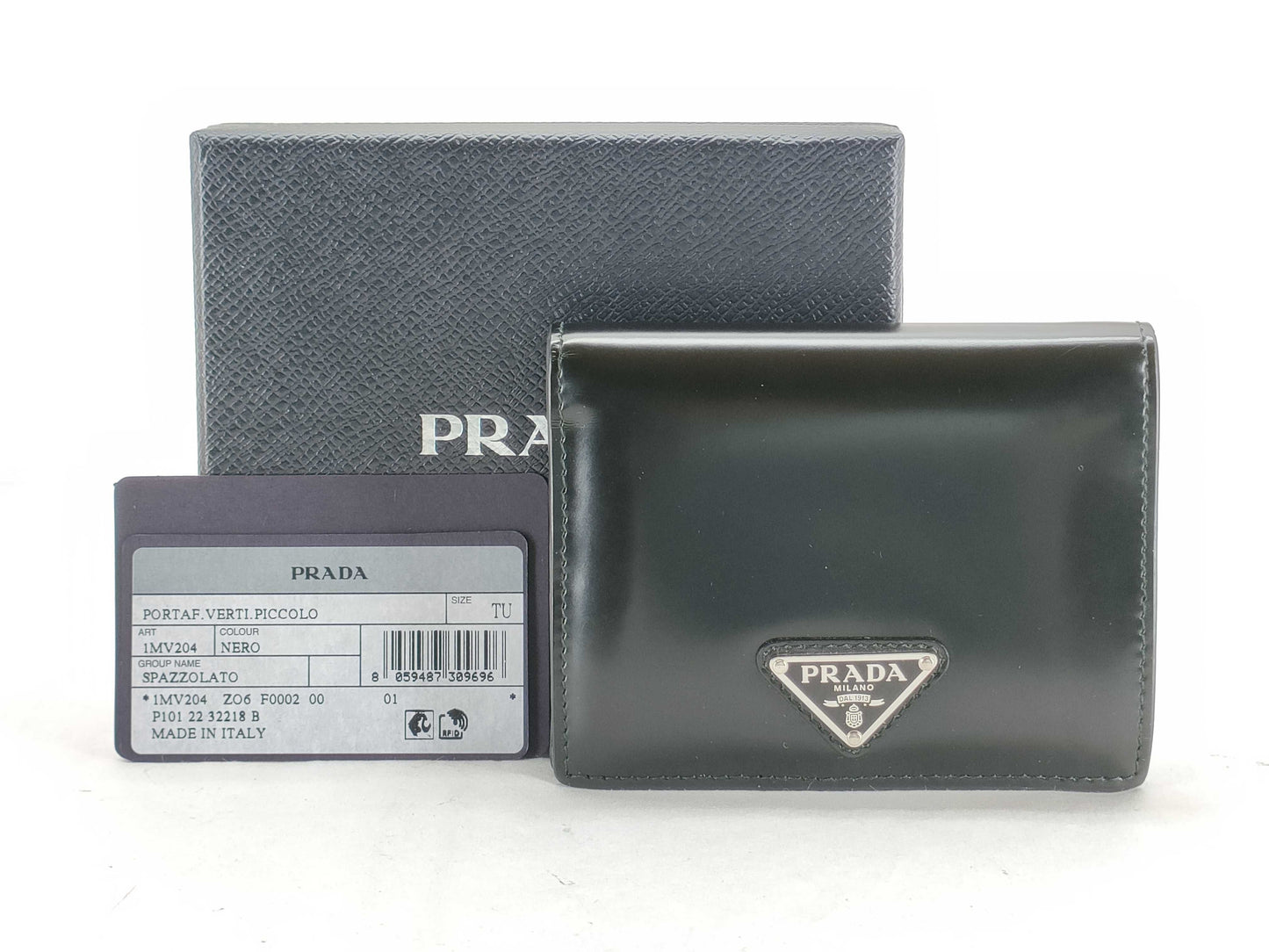 PRADA Leather Bifold Wallet