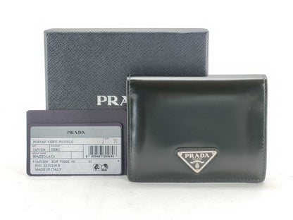 PRADA Leather Bifold Wallet