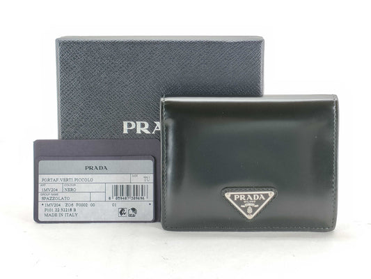 PRADA Leather Bifold Wallet