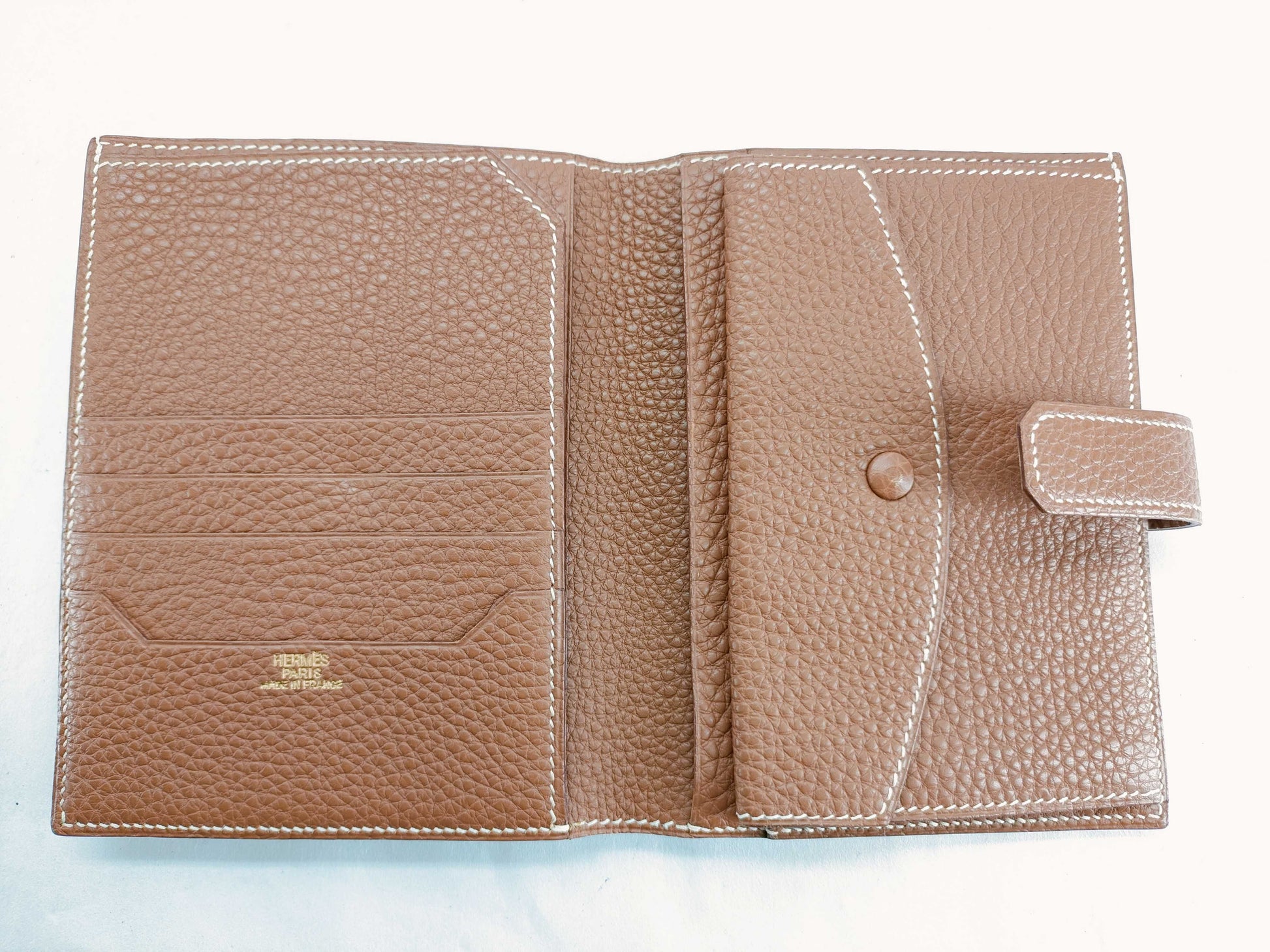 HERMES Leather Jura Wallet