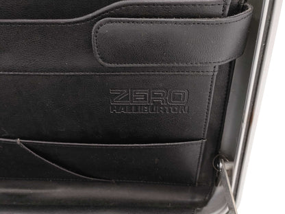 ZERO HALLIBURTON Attache Case Business Bag with Clear Handles, Silver