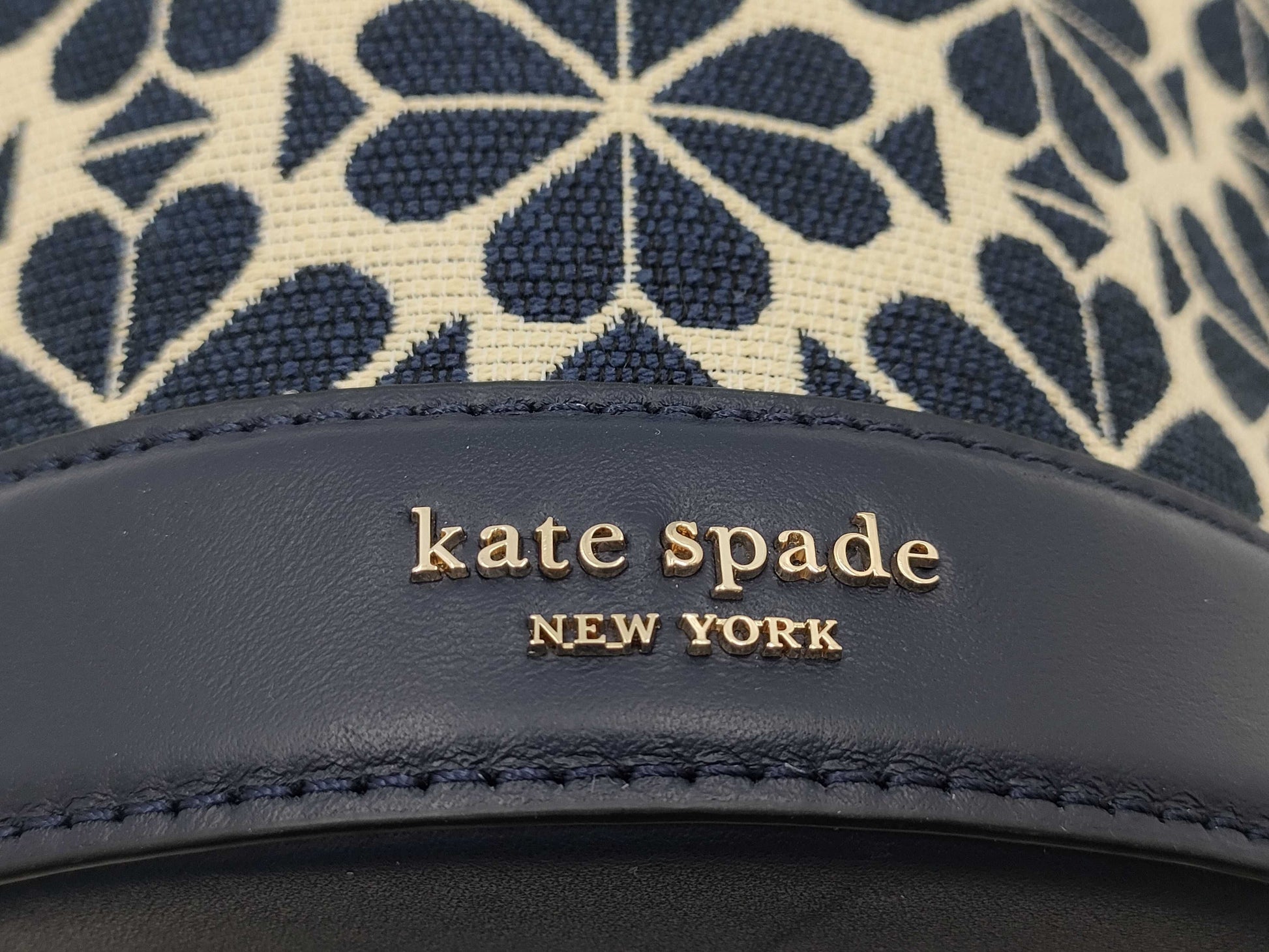 Kate Spade Jacquard Flower Bucket Drawstring Shoulder Bag