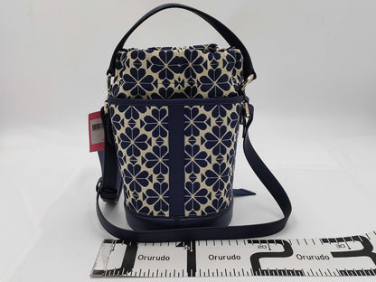 Kate Spade Jacquard Flower Bucket Drawstring Shoulder Bag