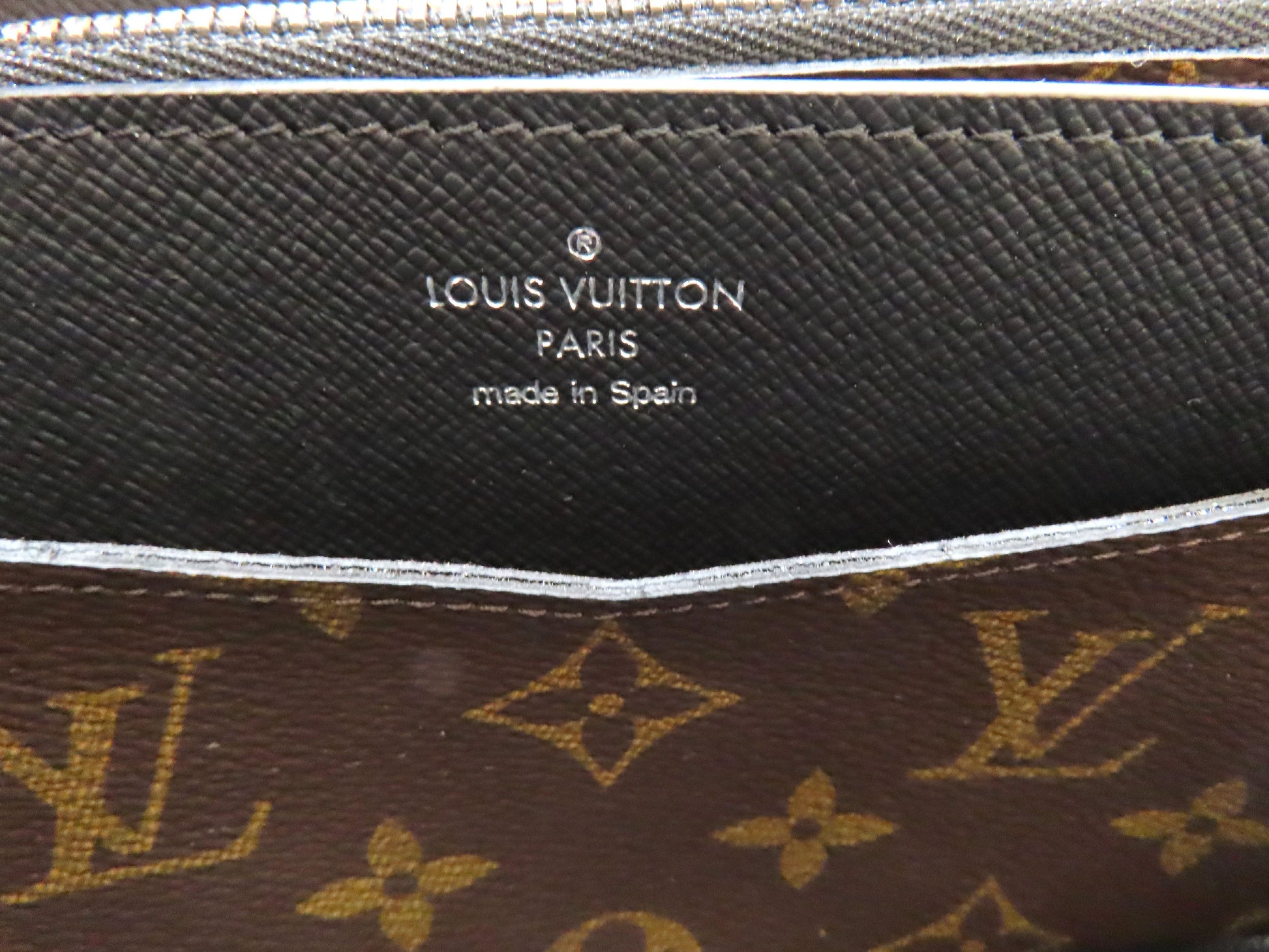 LOUIS VUITTON Monogram Macassar Zippy XL Wallet M61506 CA3185