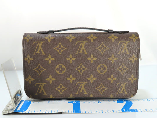 LOUIS VUITTON Monogram Macassar Zippy XL Wallet M61506 CA3185