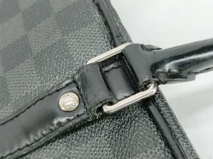 LOUIS VUITTON N41478 Damier Graphite Men's Briefcase, Business Bag BA1132, Tag Missing