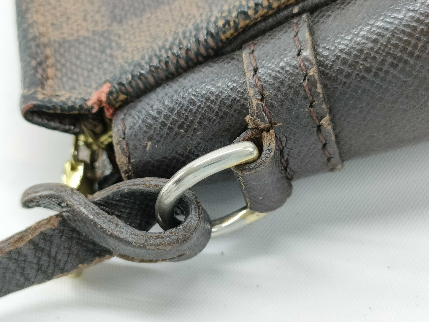 LOUIS VUITTON N51982 Damier LOUIS VUITTON N51982 Damier LOUIS VUITTON Damier Truth Makeup Pouch Mini Handbag SP0020 Pouch Pouch