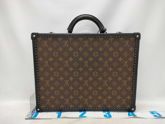 LOUIS VUITTON Monogram Macassar President Business Bag