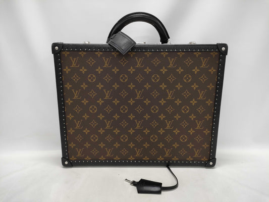 LOUIS VUITTON Monogram Macassar President Business Bag
