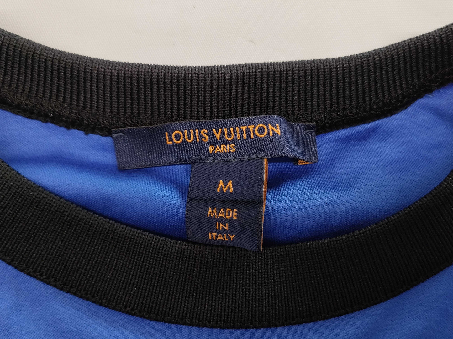 LOUIS VUITTON Dress FHR025RVY Logo Patch Size M Dress
