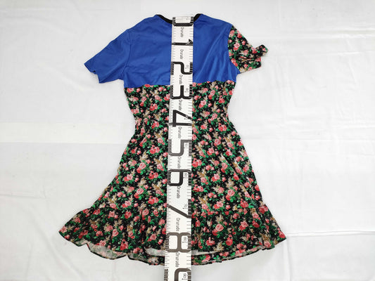 LOUIS VUITTON Dress FHR025RVY Logo Patch Size M Dress