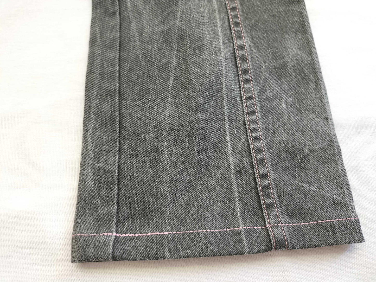 Dior Christian Dior Denim Pants, Galliano Period, Logo Buckle Pants