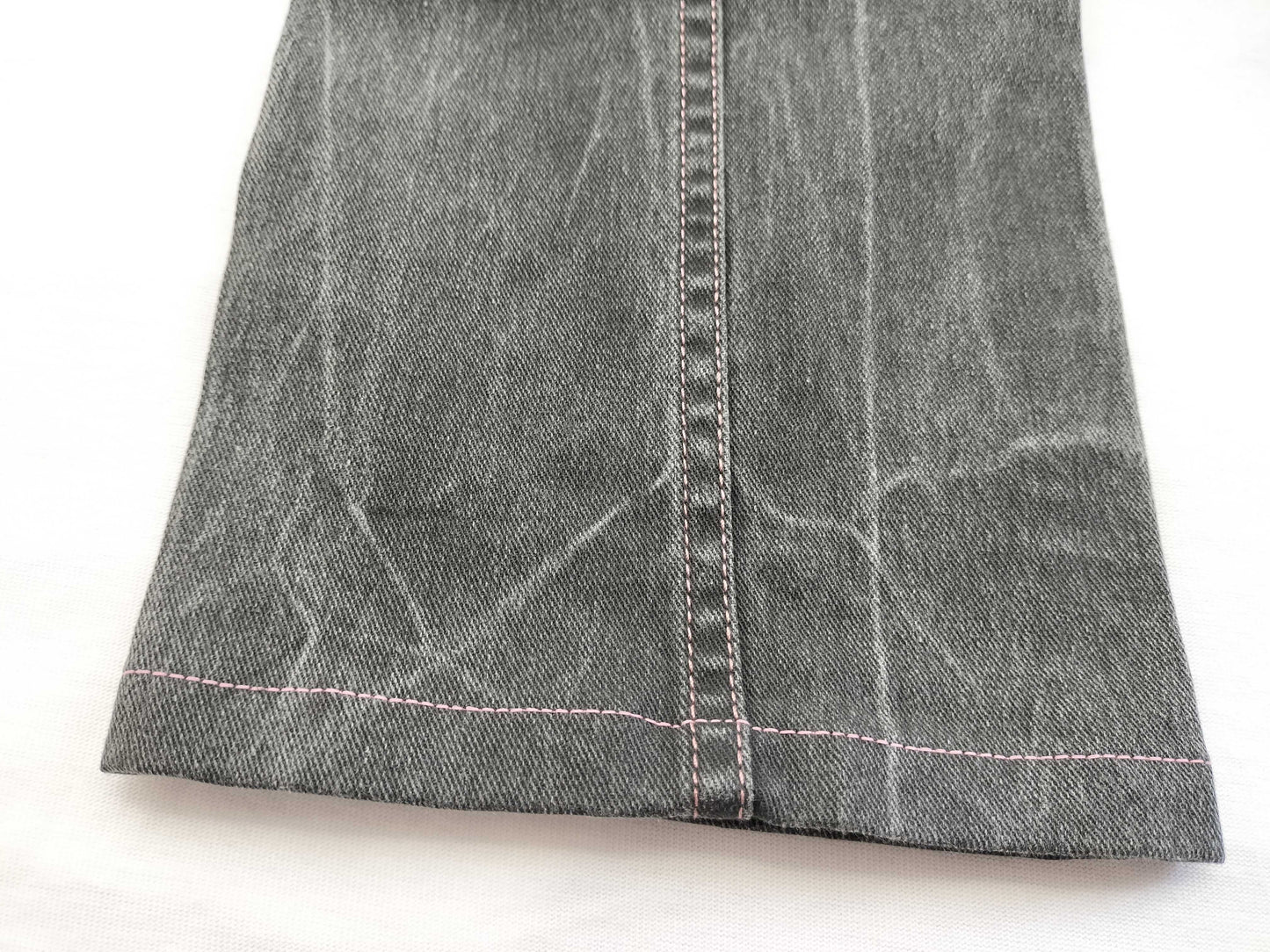 Dior Christian Dior Denim Pants, Galliano Period, Logo Buckle Pants