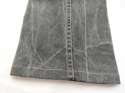 Dior Christian Dior Denim Pants, Galliano Period, Logo Buckle Pants