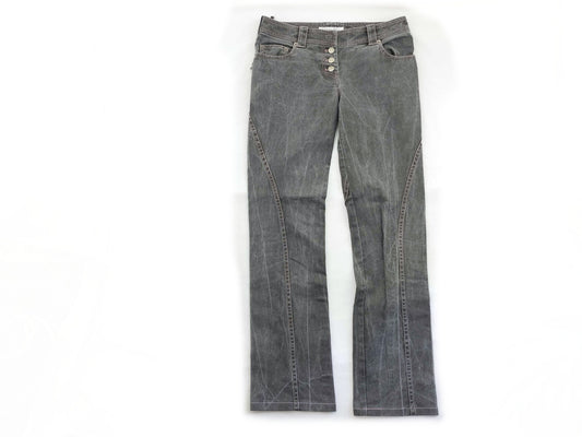 Dior Christian Dior Denim Pants, Galliano Period, Logo Buckle Pants