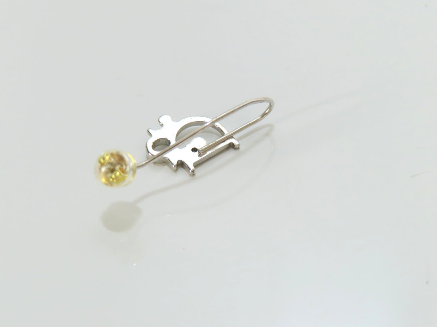 Dior Logo Silver Earrings