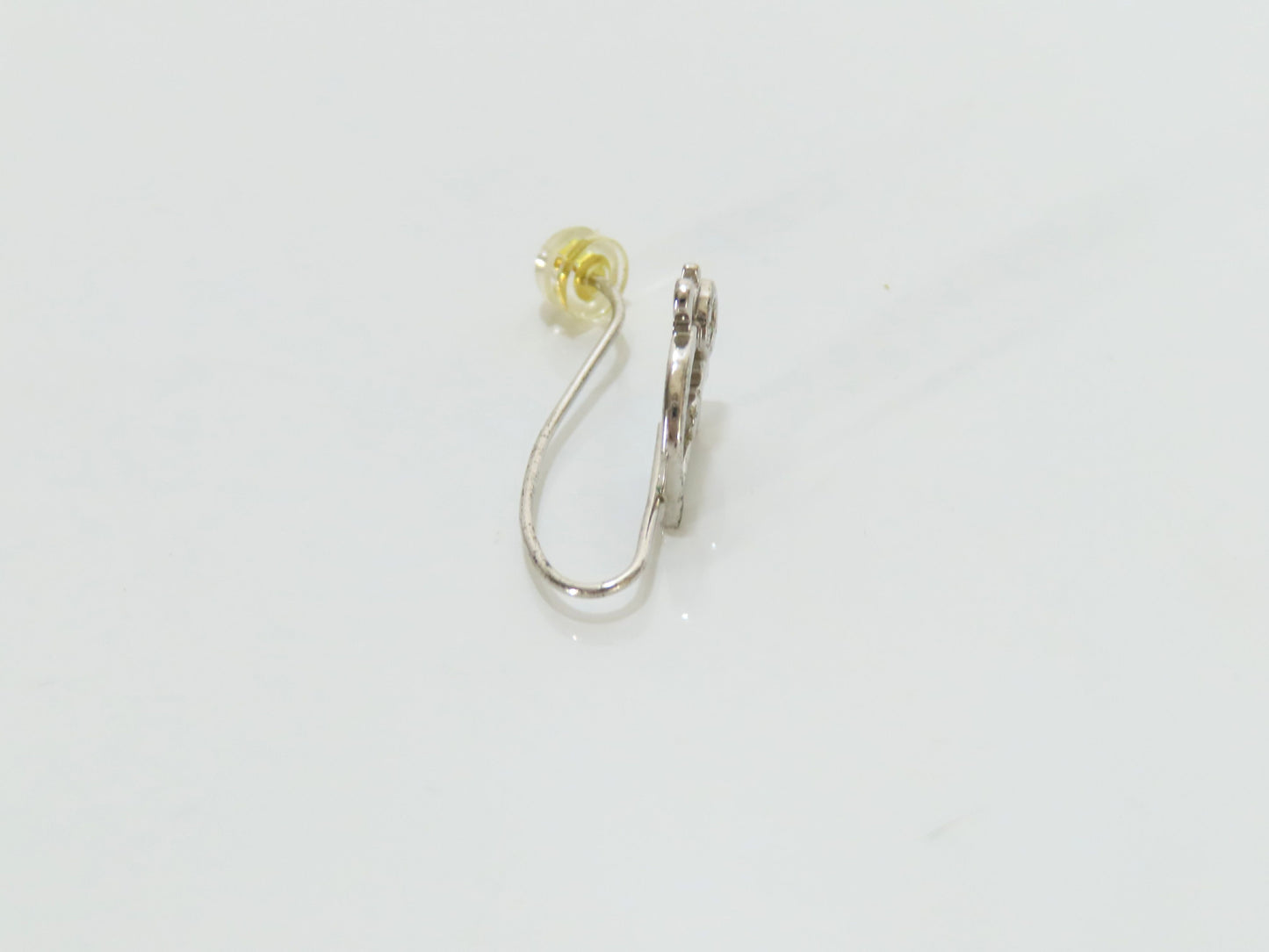Dior Logo Silver Earrings