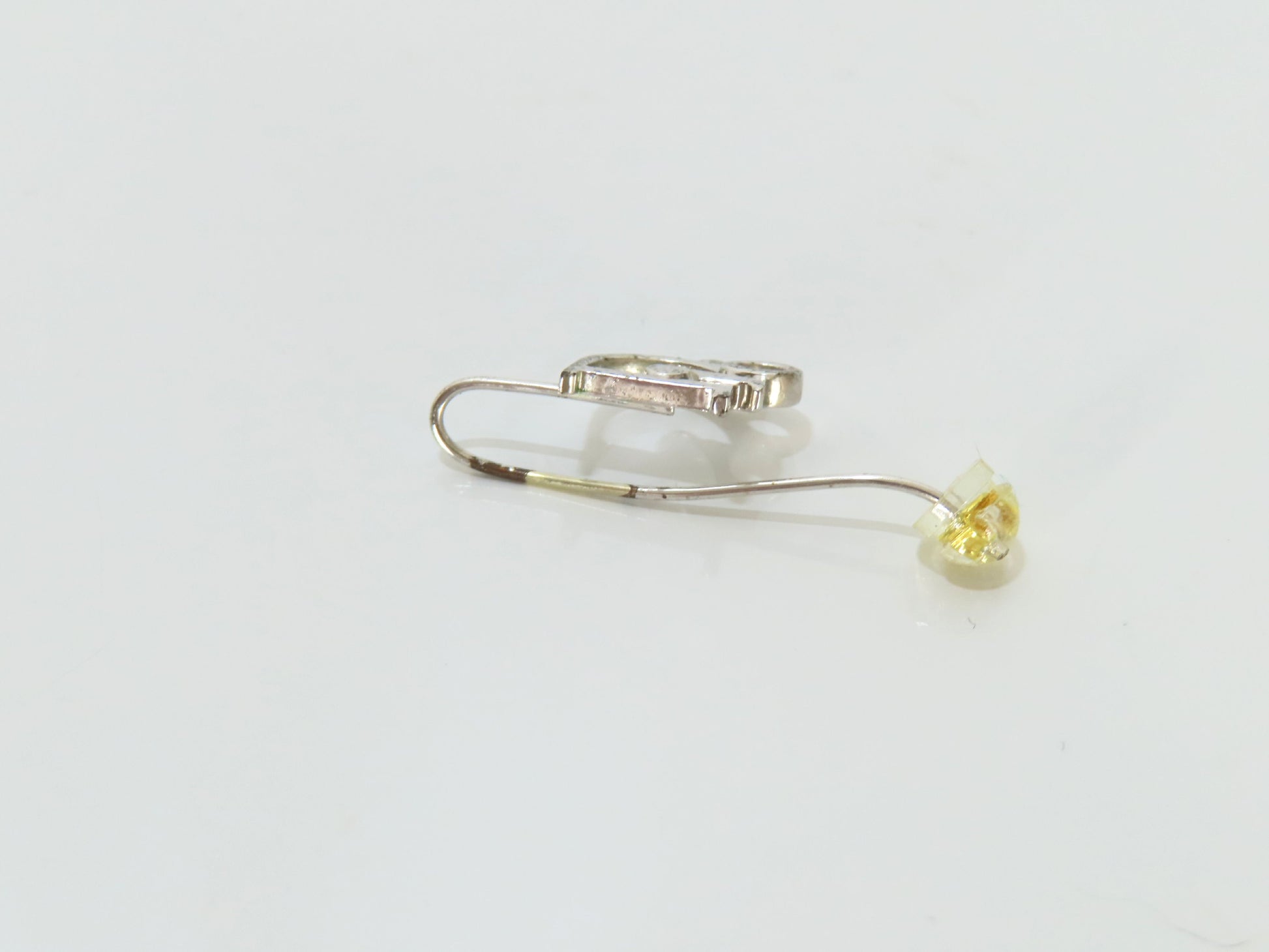 Dior Logo Silver Earrings