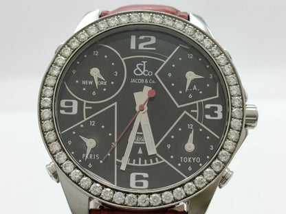 Jacob & Co. Jacob Five Time Zone S5633 Quartz TOKYO Immovable Men's Watch